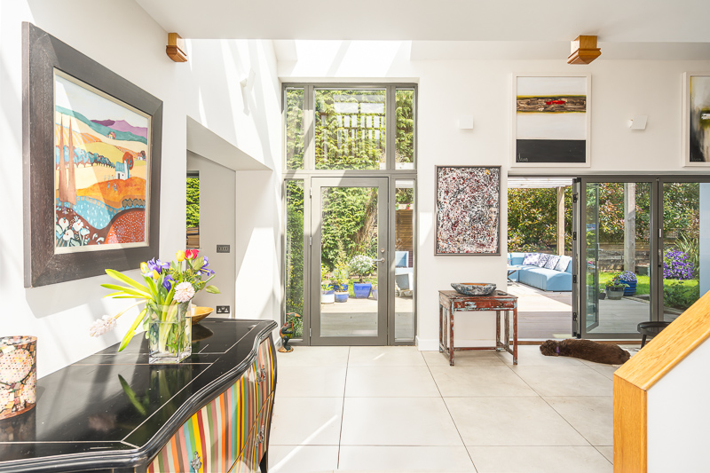 Bottom left project image for Award-winning detached house in Bath, property photography, privately commissioned for sale.